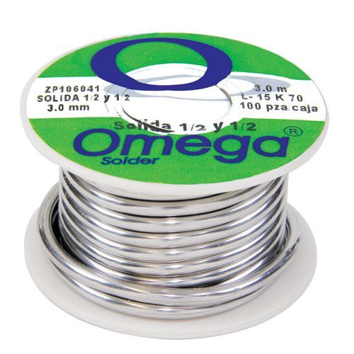 193854 Soldadura solida 1/2 x 1/2 3mm 198gr 3mt Omega