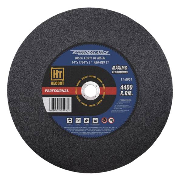 194751 Disco corte metal 14" x 2.8 mm Balance Hecort