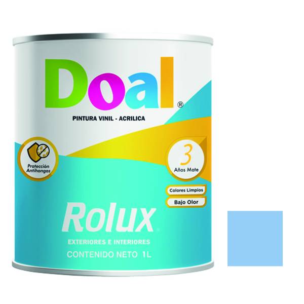 195619 Pintura vinil rolux azul vintage 1.0 lt Doal