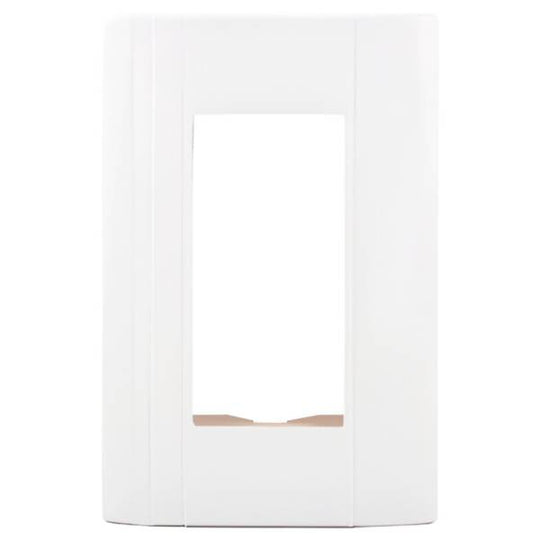 196572 Placa para contacto duplex blanco Montana