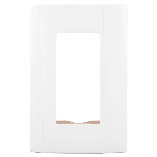 196572 Placa para contacto duplex blanco Montana