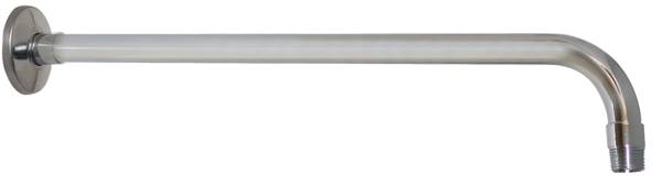 197261 Brazo para regadera recto 39 cm de fierro cromado Rugo