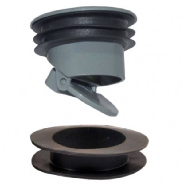 197547 Valvula para coladera anti olores 50mm 2" gris PCB121 Coflex COFLEX