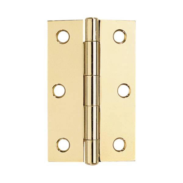 197603 Bisagra alargada ligera perno remachado con tornillos 3" laton Fanal
