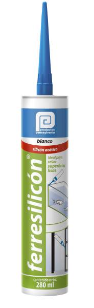 197640 Silicon multiusos cartucho 280ml blanco Ferresilicon Pennsylvania