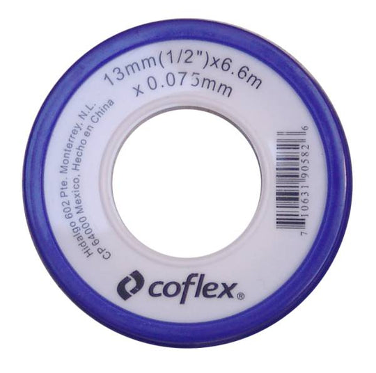 197862 Cinta de teflon 013mm 1/2" x 06.6mts WT1260 Coflex
