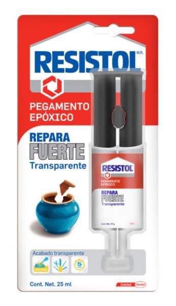197892 Pegamento repara fuerte instantaneo transparente 25 gr jeringa Resistol