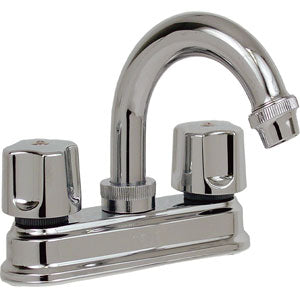 198197 Mezcladora lavabo de bronce tipo curvo maneral standard 1/4 de vuelta cromada 21055 Fontanery