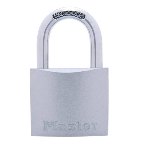 199047 Candado metalico 38mm llave tradicional gancho corto pulido Master Lock