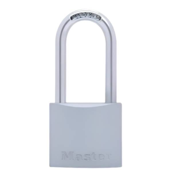 199048 Candado metalico 38mm llave tradicional gancho largo pulido Master Lock