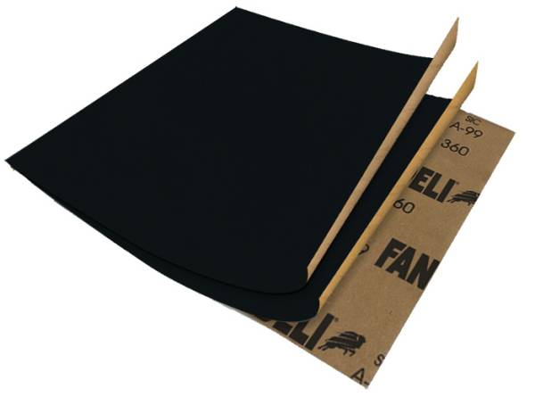 199079 Lija negra agua Q-99 grado 0800 9" x 11" Fandeli