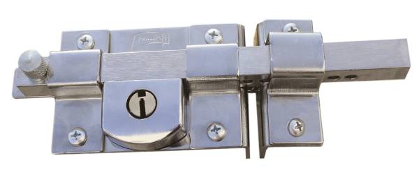 199527 Cerradura barra fija derecha llave tradicional cromada caja Phillips
