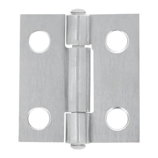 199536 Bisagra cuadrada ligera perno remachado sin tornillos 1-1/2" pulido Dexter