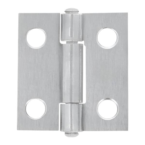 199536 Bisagra cuadrada ligera perno remachado sin tornillos 1-1/2" pulido Dexter