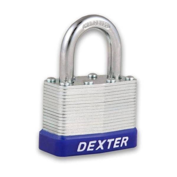 199540 Candado laminado 30mm llave tradicional gancho corto en blister Dexter