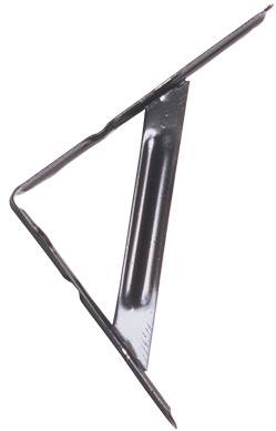 199550 Mensula de acero 06" x 05" negra reforzada Kley