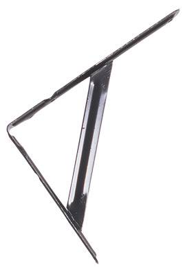 199551 Mensula de acero 08" x 06" negra reforzada Kley
