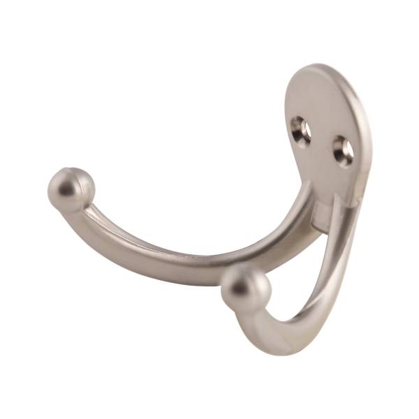 199877 Gancho perchero doble niquel satinado Handy Home