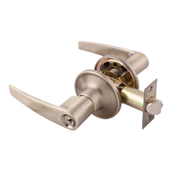 201840 Cerradura manija llave boton laton antiguo onix Dexter