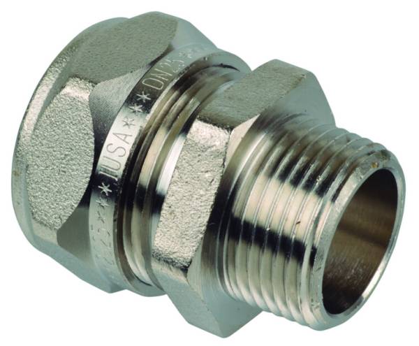 202074 Conector para gas rosca exterior 3/8" x 1/2" Iusa