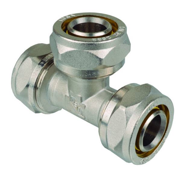 202076 Tee gas laton 3/8" Iusa