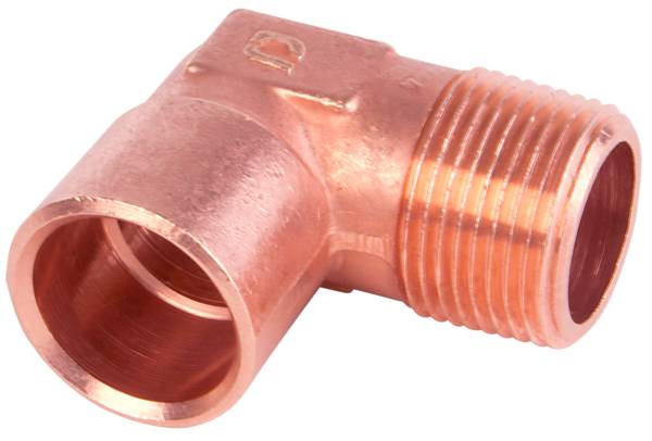 203951 Codo rosca exterior 90° cobre 013mm 1/2" standard