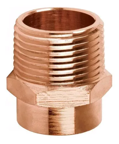 203968 Conector cobre rosca exterior 032mm 1-1/4" standard
