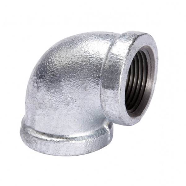 204072 Codo galvanizado 90 010mm 3/8" standard