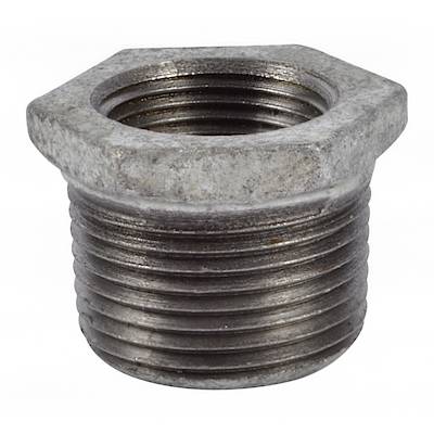 204119 Reduccion bushing galvanizado 025 x 019mm 1" x 3/4" standard