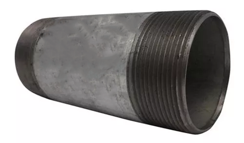 204323 Niple galvanizado 050 x 100mm 2" x 4" standard