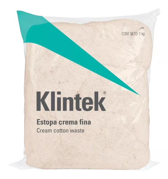 204936 Estopa crema 1.0 kg KLINTEK