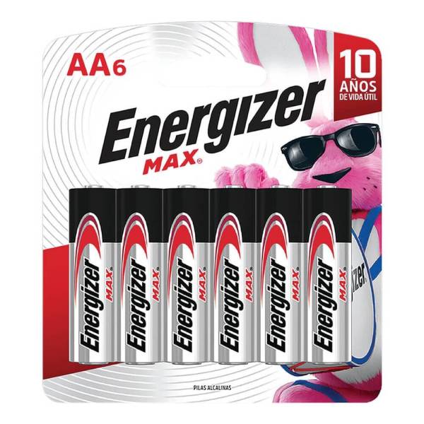 205236 Pila alcalina AA blister con 6 pz Energizer