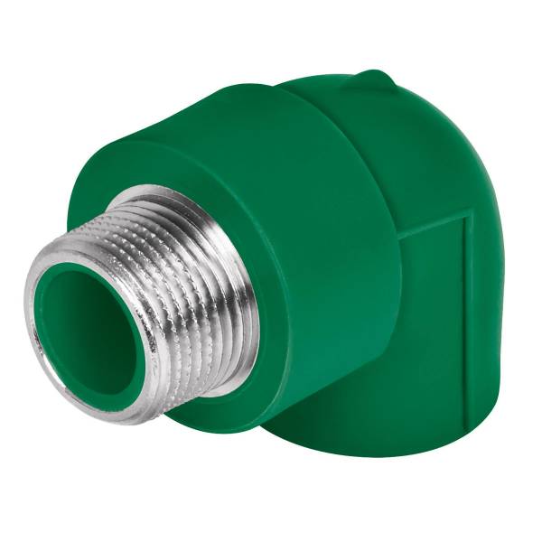 205321 Codo ppr 90 rosca exterior 025mm 3/4" Iusaplus/aquaplas