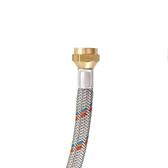 207225 Manguera para gas aluminio UG 010 3/8" x 3/8" 060 cm tuerca/acero GA Boro