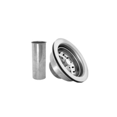 208127 Contracanasta para fregadero de acero inoxidable con tubo de acero inoxidable 4406 Fleximatic