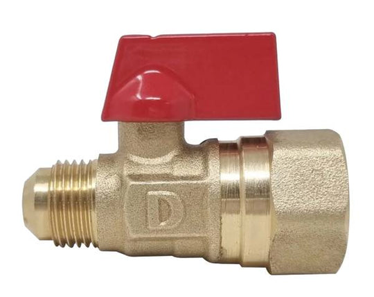 209162 Valvula control para gas 013 x 010mm 1/2" x 3/8" t/barril dica DICA