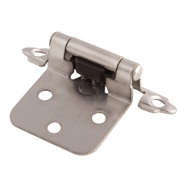 210071 Bisagra de parche niquel satinado sin tornillos con 2pz Handy Home