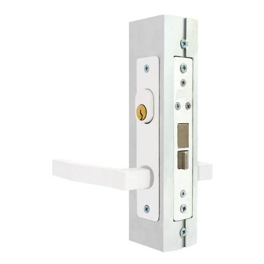 210362 Cerradura para perfil de aluminio con manija blanca Phillips