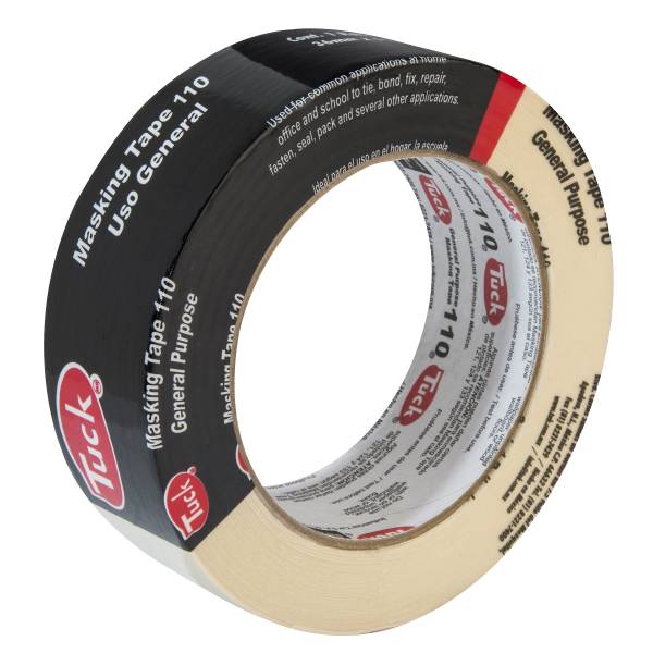 211048 Cinta masking tape 1-1/2" x 50 mt multiusos Negra 110 Tuk