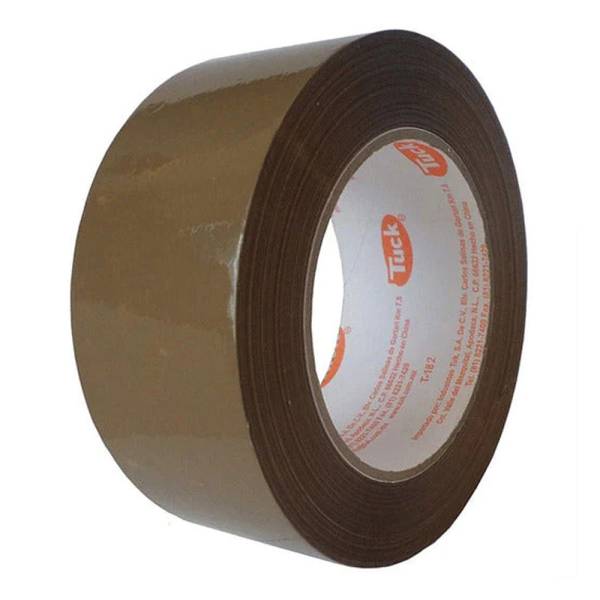 211053 Cinta de empaque canela 48mm x 100mt adhesivo hot melt 182 Tuk