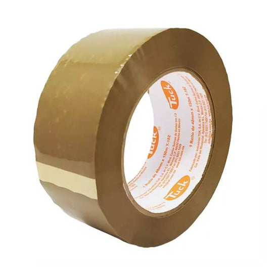 211054 Cinta de empaque canela 48mm x 150mt adhesivo hot melt 182 Tuk