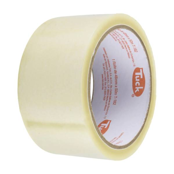 211055 Cinta de empaque transp 48mm x 050mt adhesivo hot melt 182 Tuk