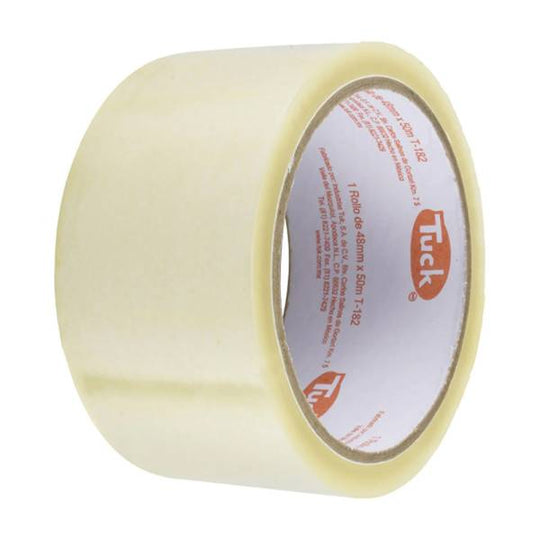 211055 Cinta de empaque transp 48mm x 050mt adhesivo hot melt 182 Tuk
