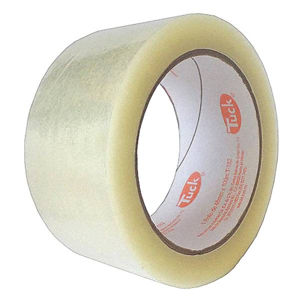 211056 Cinta de empaque transp 48mm x 100mt adhesivo hot melt 182 Tuk