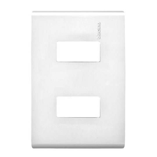 211071 Placa 2 ventanas blanco Modus Pro Bticino