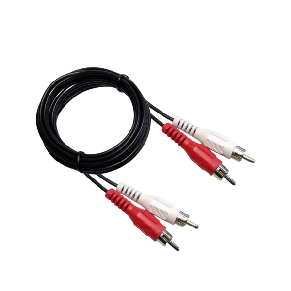 211125 Cable RCA para audio 2 conexiones macho 3.60mt cab006 Kley