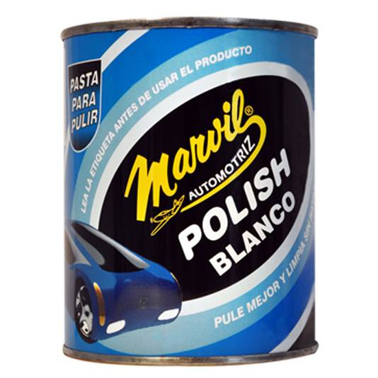 211338 Pasta blanca para pulir pintura dañada 300g marvil