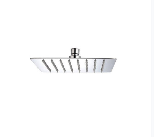 211769 Regadera sin brazo cuadrada 06" acero inoxidable cromada antisarro 4536C Dica