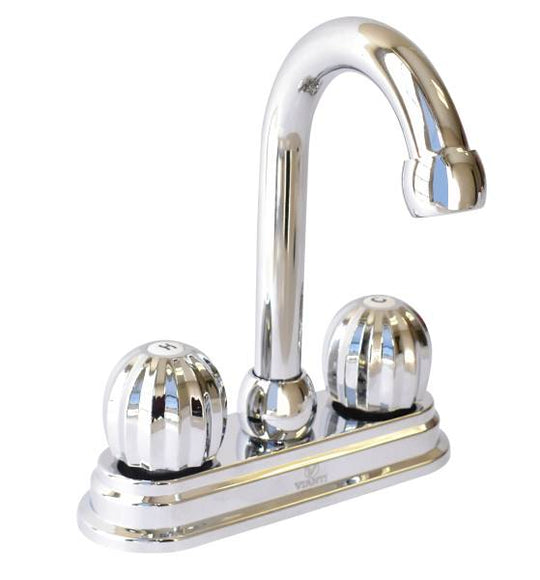 211821 Mezcladora lavabo laton tipo bar maneral standard cromada MLV001 Vianti