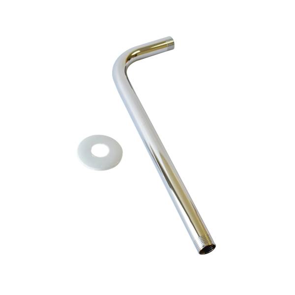 211841 Brazo para regadera recto 35cm de acero inoxidable cromada BRLRV002 Vianti